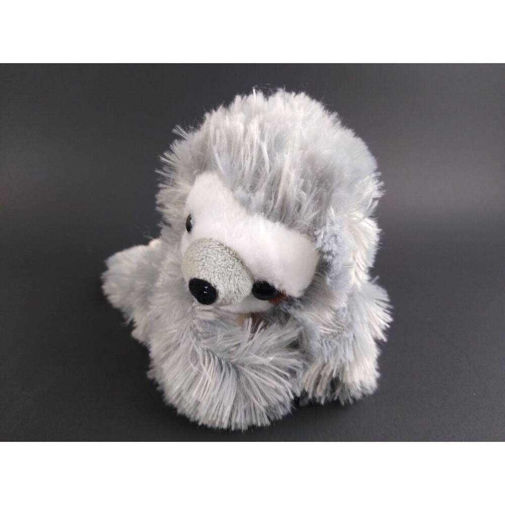 Wild Republic Huggers Sloth Stuffed Animal Plush Toy Gray Bracelet 8 inch